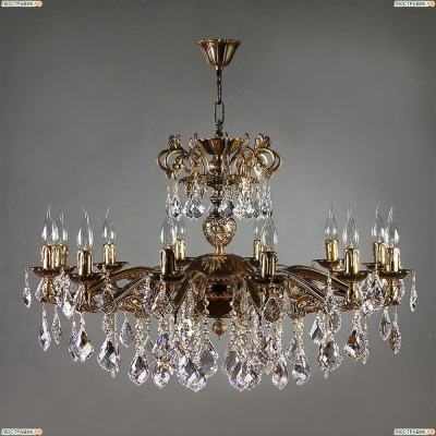 Люстра Ambiente by Brizzi Leon 2128/12 PB New Leaf - купить в интернет-магазине ЛЮСТРАВИК