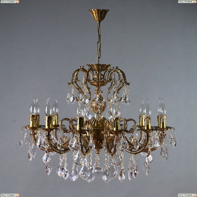 Люстра Ambiente by Brizzi Alicante 8888/12 AB New Leaf - купить в интернет-магазине ЛЮСТРАВИК