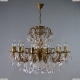 Люстра Ambiente by Brizzi Alicante 8888/12 AB New Leaf - купить в интернет-магазине ЛЮСТРАВИК