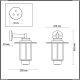 Светильник 4047/1W ★Odeon Light, 1 x 18Вт☀, Коричневый► — Купить▼