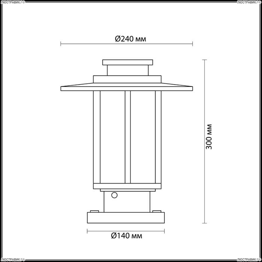 Светильник 4047/1B ★Odeon Light, 1 x 18Вт☀, Коричневый► — Купить▼