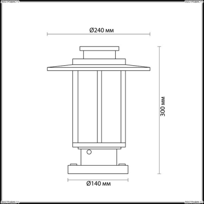 Светильник 4047/1B ★Odeon Light, 1 x 18Вт☀, Коричневый► — Купить▼