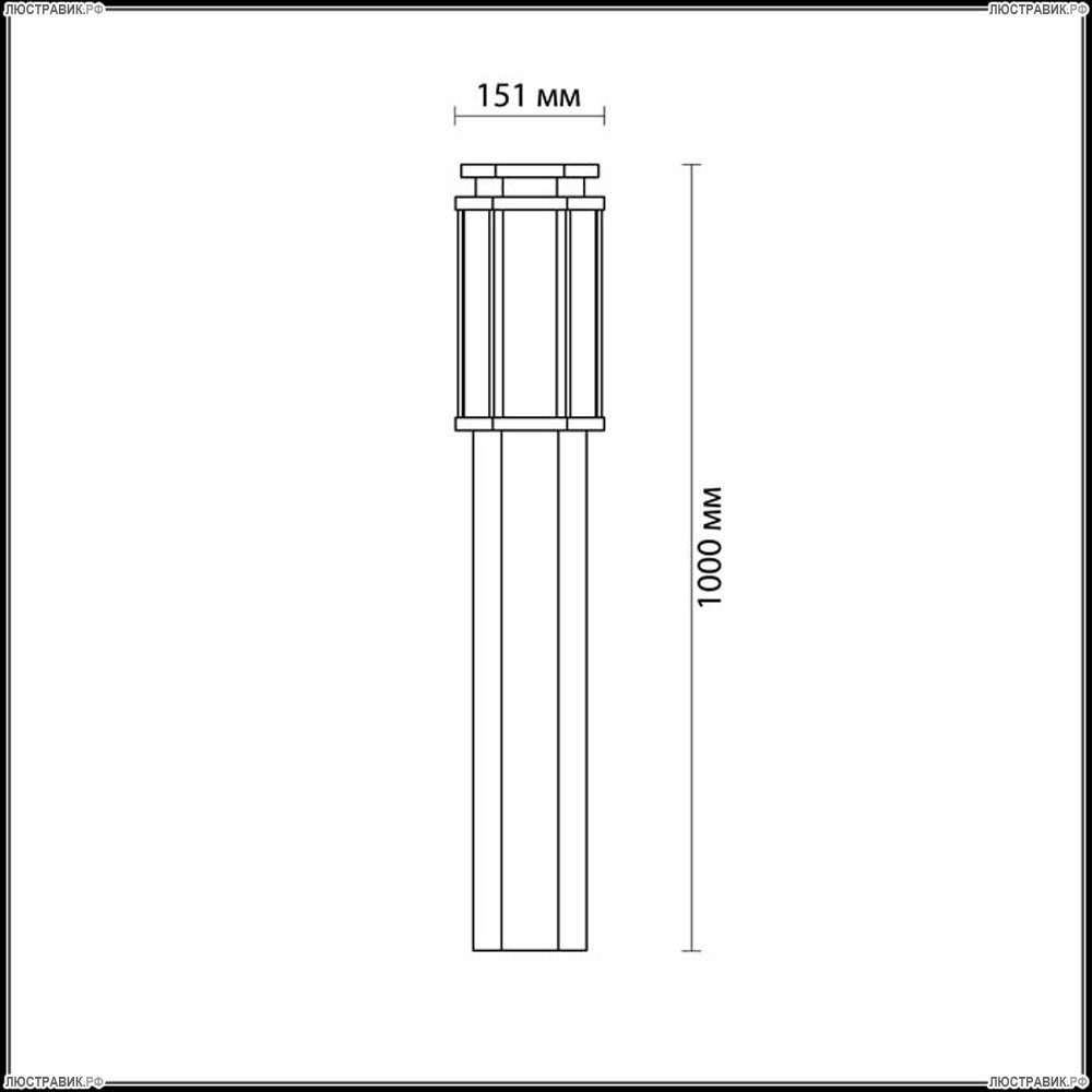 Светильник 4048/1F ★Odeon Light, 1 x 100Вт☀, Тёмно-серый► — Купить▼