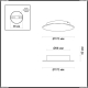 Светильник 3561/6WL ★Odeon Light, 1 x 6Вт☀, Золото► — Купить▼
