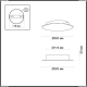 Светильник 3561/9WL ★Odeon Light, 1 x 9Вт☀, Золото► — Купить▼