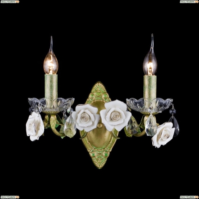 Бра Lucia Tucci Fiori Di Rose Green Fiori Di Rose W1770.2 - купить в интернет-магазине ЛЮСТРАВИК
