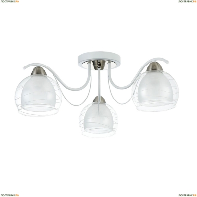 Люстра FR5052-CL-03-W ★Freya, 3 x 60Вт☀, Белый► — Купить▼