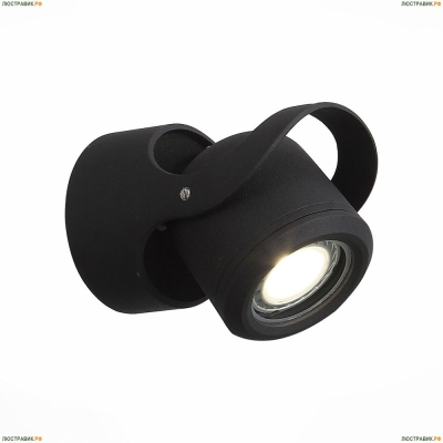 Уличный настенный светодиодный светильник ST Luce Round Black SL093.401.01 - купить в интернет-магазине ЛЮСТРАВИК