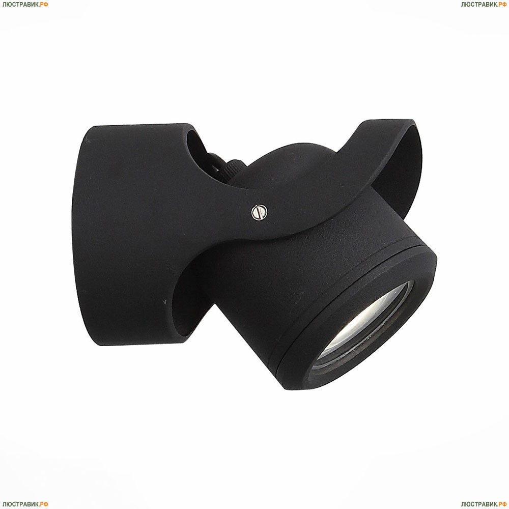 Уличный настенный светодиодный светильник ST Luce Round Black SL093.401.01 - купить в интернет-магазине ЛЮСТРАВИК