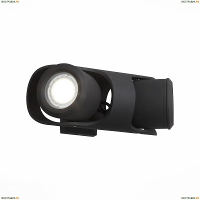 Уличный настенный светодиодный светильник ST Luce Round Black SL093.401.02 - купить в интернет-магазине ЛЮСТРАВИК