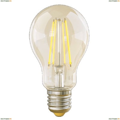 5489 (VG10-А1E27warm8W-FD) Voltega Лампа светодиодная филаментная диммируемая E27 8W 2800К, Груша прозрачная