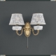 Бра A 9001/2 ★Reccagni Angelo, 2 x 60Вт☀, Бронза► — Купить▼
