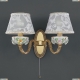 Бра A 9100/2 ★Reccagni Angelo, 2 x 60Вт☀, Золото► — Купить▼