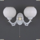 Бра A 9650/2 ★Reccagni Angelo, 2 x 60Вт☀, Белый► — Купить▼