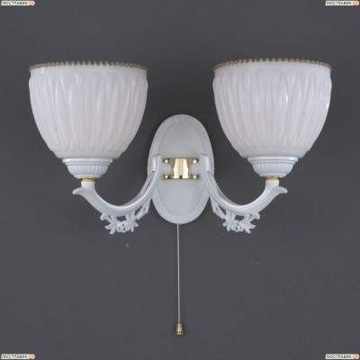 Бра A 9651/2 ★Reccagni Angelo, 2 x 60Вт☀, Белый► — Купить▼