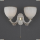 Бра A 9681/2 ★Reccagni Angelo, 2 x 60Вт☀, Белый► — Купить▼