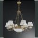 Люстра L 9000/6+2 ★Reccagni Angelo, 8 x 60Вт☀, Бронза► — Купить▼
