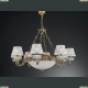 Люстра L 9000/8+3 ★Reccagni Angelo, 11 x 60Вт☀, Бронза► — Купить▼