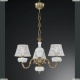 Люстра L 9001/3 ★Reccagni Angelo, 3 x 60Вт☀, Бронза► — Купить▼