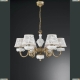 Люстра L 9001/6 ★Reccagni Angelo, 6 x 60Вт☀, Бронза► — Купить▼