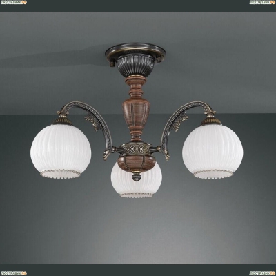 Люстра PL 8920/3 ★Reccagni Angelo, 3 x 60Вт☀, Бронза► — Купить▼
