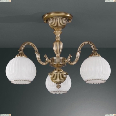 Люстра PL 9220/3 ★Reccagni Angelo, 3 x 60Вт☀, Бронза► — Купить▼