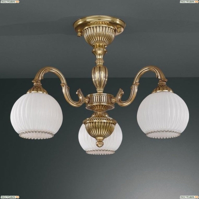 Люстра PL 9320/3 ★Reccagni Angelo, 3 x 60Вт☀, Золото► — Купить▼