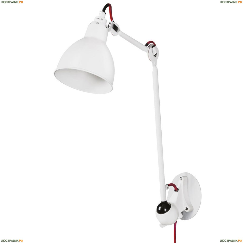 Бра 765616 ★Lightstar, 1 x 40Вт☀, Белый► — Купить▼