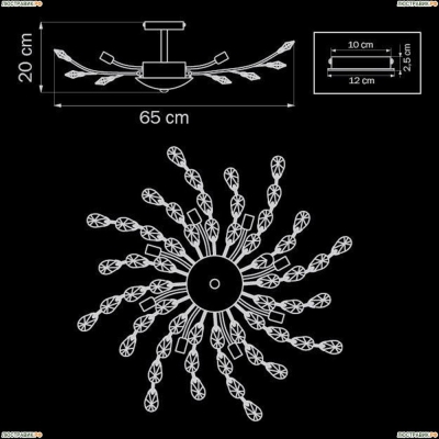 Люстра 791184 ★Lightstar, 8 x 40Вт☀, Хром► — Купить▼