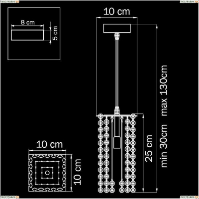 Подвес 795422 ★Lightstar, 1 x 40Вт☀, Золото► — Купить▼