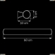 Светильник 801830 ★Lightstar, 3 x 40Вт☀, Хром► — Купить▼
