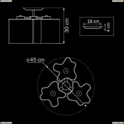 Люстра 802030 ★Lightstar, 3 x 40Вт☀, Хром► — Купить▼