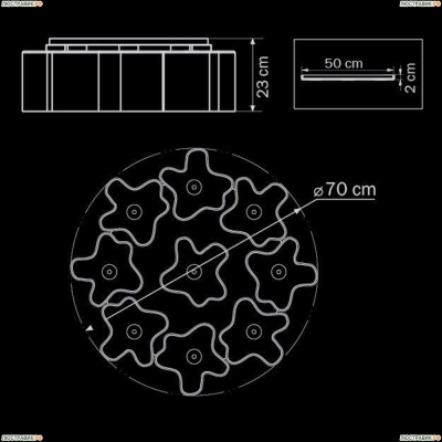 Люстра 802090 ★Lightstar, 7 x 40Вт☀, Хром► — Купить▼