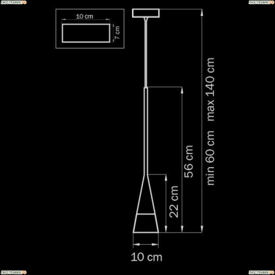 Подвес 804117 ★Lightstar, 1 x 40Вт☀, Черный► — Купить▼