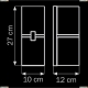 Бра 805620 ★Lightstar, 2 x 40Вт☀, Хром► — Купить▼