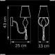 Бра 806610 ★Lightstar, 1 x 40Вт☀, Хром► — Купить▼
