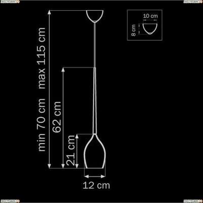 Подвес 807117 ★Lightstar, 1 x 40Вт☀, Хром► — Купить▼
