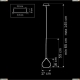 Подвес 808110 ★Lightstar, 1 x 40Вт☀, Хром► — Купить▼