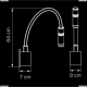 Бра 808619 ★Lightstar, 1 x 3Вт☀, Хром► — Купить▼