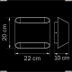 Бра 808620 ★Lightstar, 2 x 40Вт☀, Хром► — Купить▼