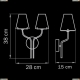 Бра 758624 ★Lightstar, 2 x 40Вт☀, Хром► — Купить▼