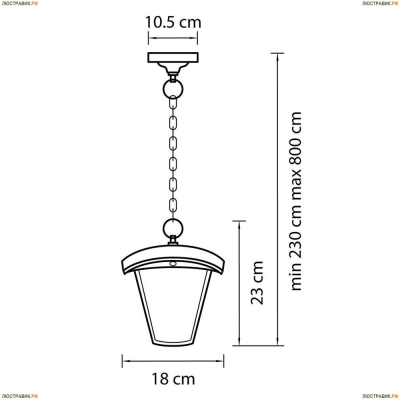 Светильник 375070 ★Lightstar, 1 x 8Вт☀, Черный► — Купить▼