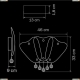 Бра 804640 ★Lightstar, 2 x 40Вт☀, Хром► — Купить▼