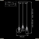 Люстра 803050 ★Lightstar, 3 x 25Вт☀, Хром► — Купить▼