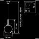Светильник 813022 ★Lightstar, 1 x 40Вт☀, Золото► — Купить▼