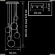 Светильник 813062 ★Lightstar, 6 x 40Вт☀, Золото► — Купить▼