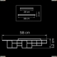 Светильник 750123 ★Lightstar, 3 x 60Вт☀, Золото► — Купить▼