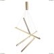 Подвес 3860/48L ★Odeon Light, 1 x 48Вт☀, Золото► — Купить▼