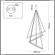 Подвес 3860/48L ★Odeon Light, 1 x 48Вт☀, Золото► — Купить▼