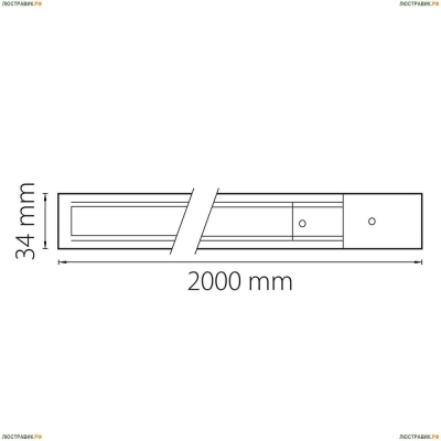 Шинопровод 502025 ★Lightstar, Белый► — Купить▼